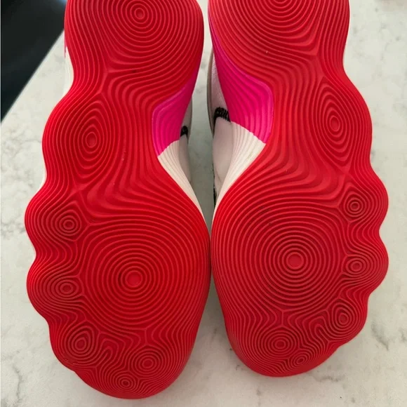 Women's Nike React Hyperset SE Volleyball Shoes White/Crimson Pink - Picture 4 of 10